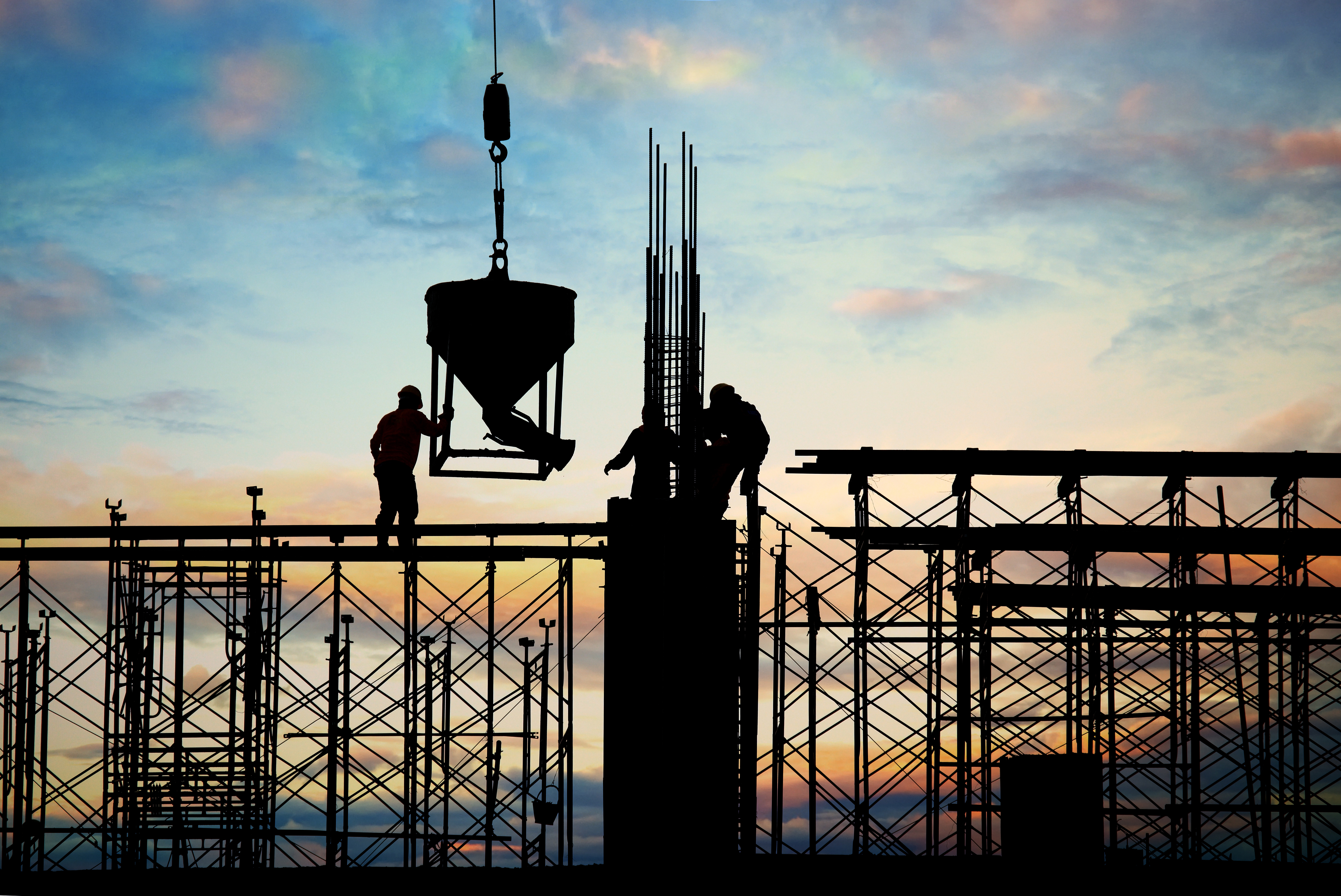 Construction silhouette