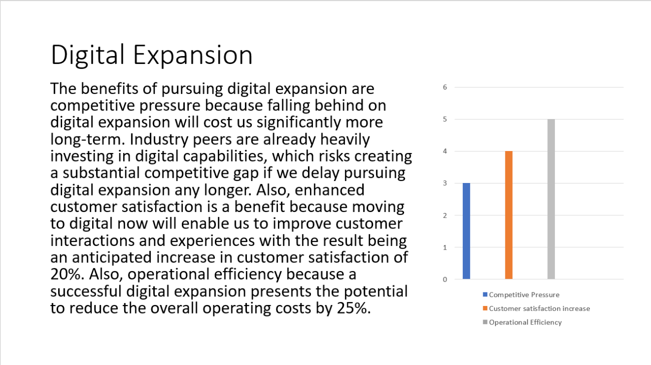 Slide with a lot of text and a table without meaning